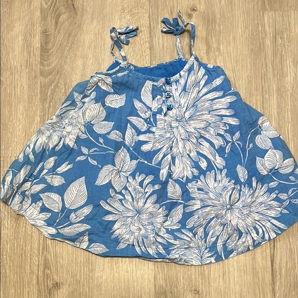 4/$30 Blue Floral Kids Top - Picture 1 of 1